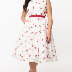 Cherry print dress